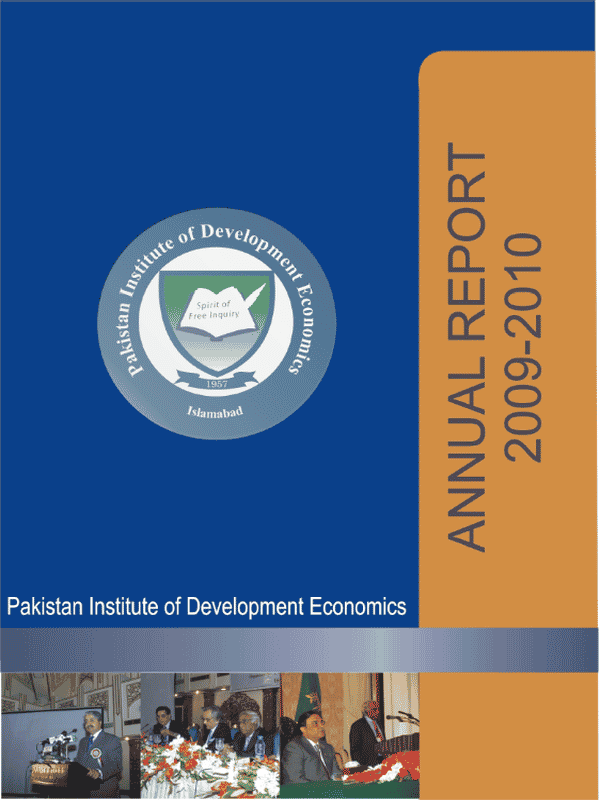 PIDE Annual Report 2009-10