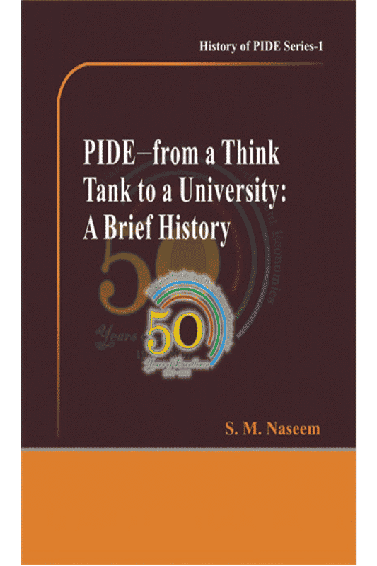 PIDE-from a Think Tank to a University: A Brief History