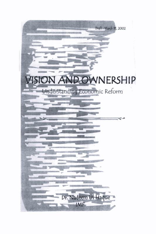 Vision and Ownership - Understanding Economic Reform