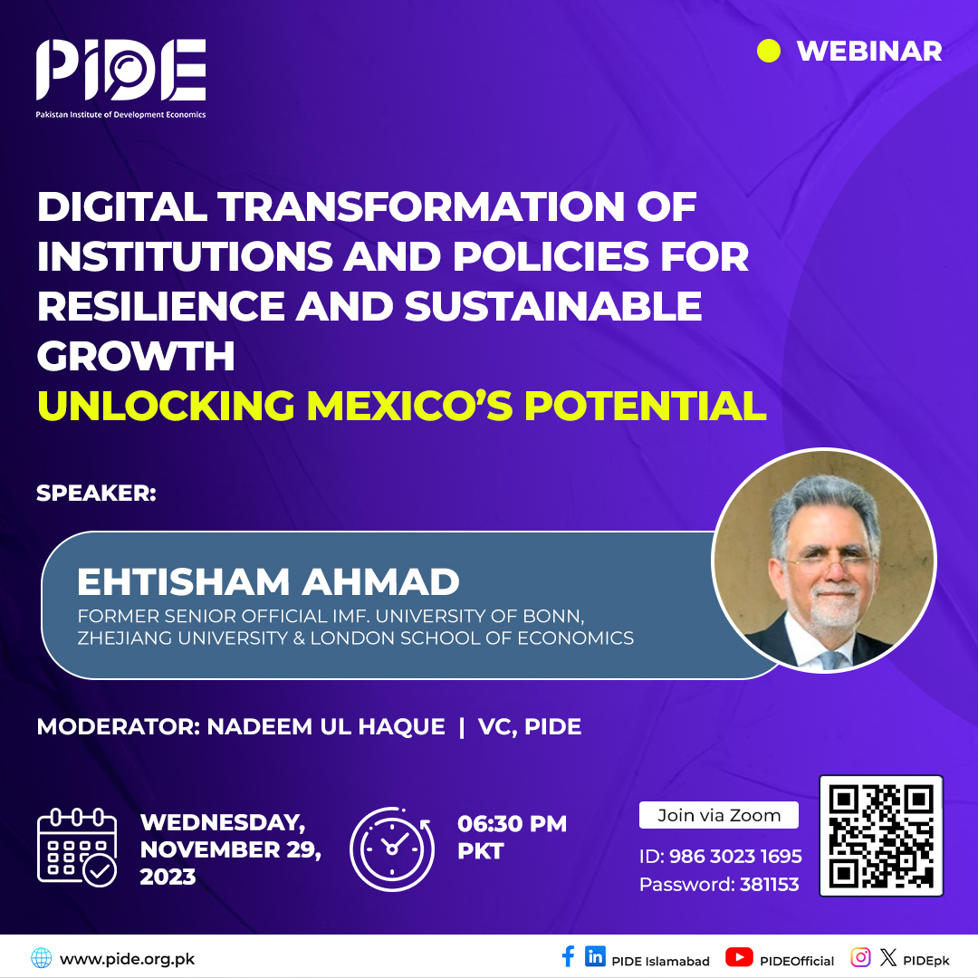 Digital Transformation of Institutions and Policies for Resilience and Sustainable Growth—unlocking Mexico’s potential