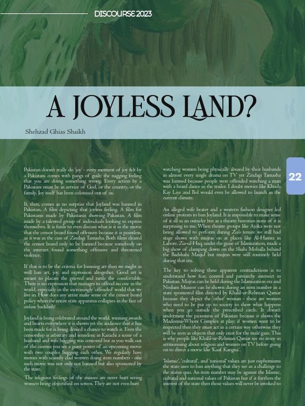 A Joyless Land