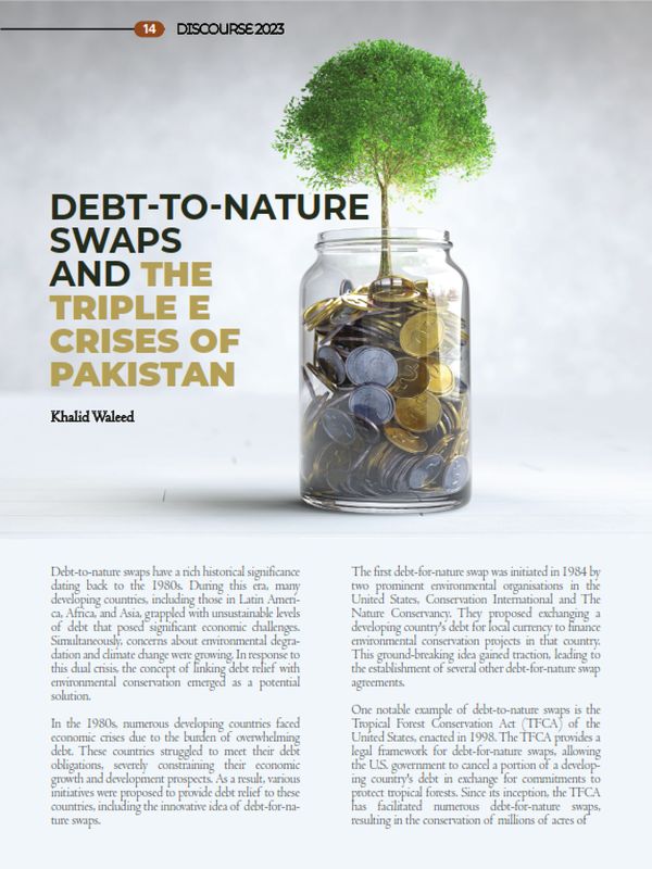 Debt-to-nature Swaps and the Triple E Crises of Pakistan
