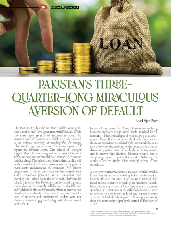 Pakistan’s Three Quarter-Long Miraculous Aversion of Default
