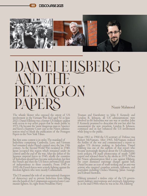 Daniel Ellsberg and the Pentagon Papers