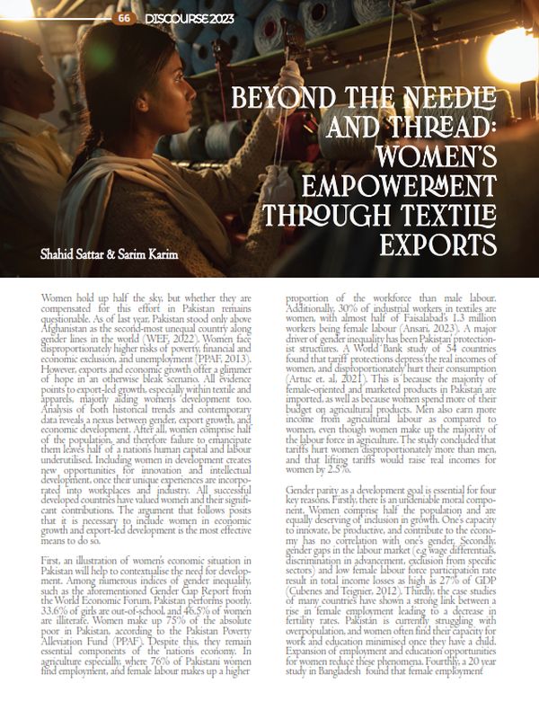 Beyond the Needle and Thread: Women’s Empowerment Through Textile Exports