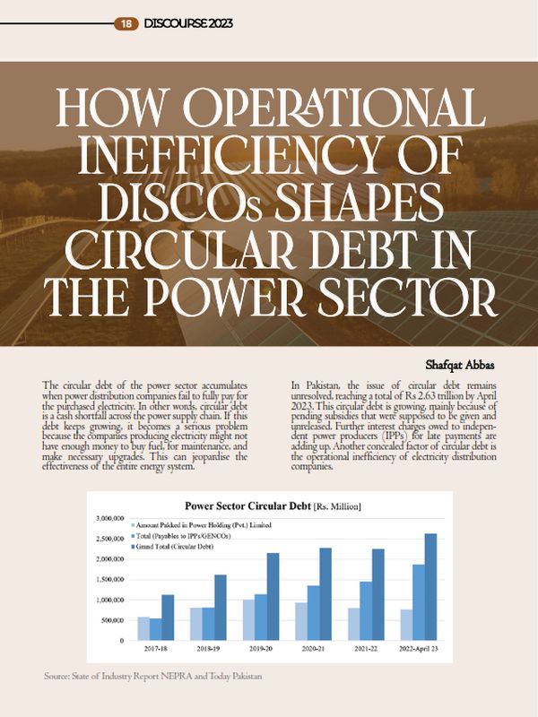 How Operational Inefficiency of DISCOs Shapes Circular Debt in the Power Sector