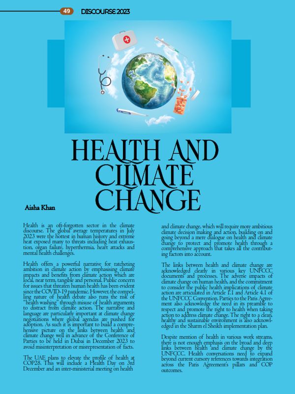 Health and Climate Change