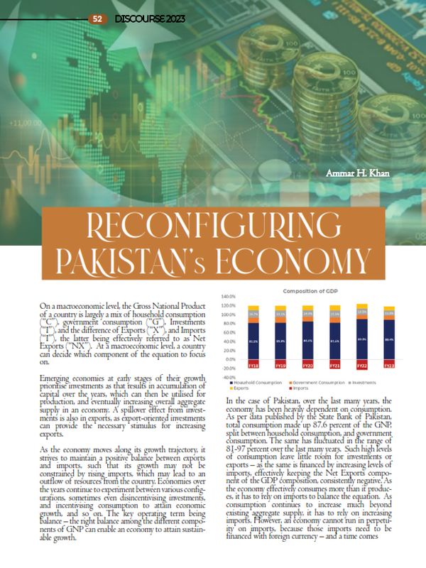 Reconfiguring Pakistan’s Economy