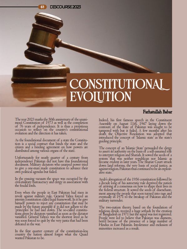 Constitutional Evolution