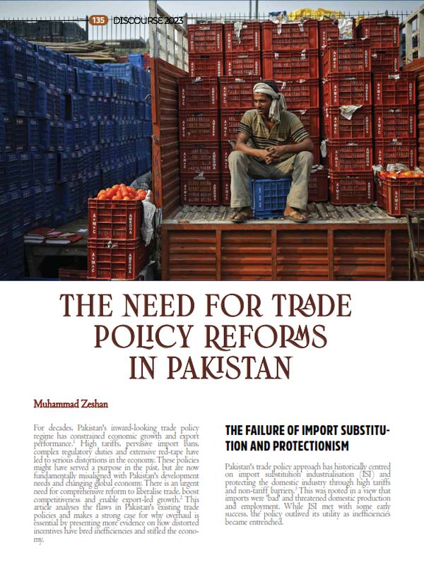 The Need for Trade Policy Reforms in Pakistan