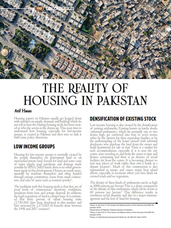 The Reality of Housing in Pakistan