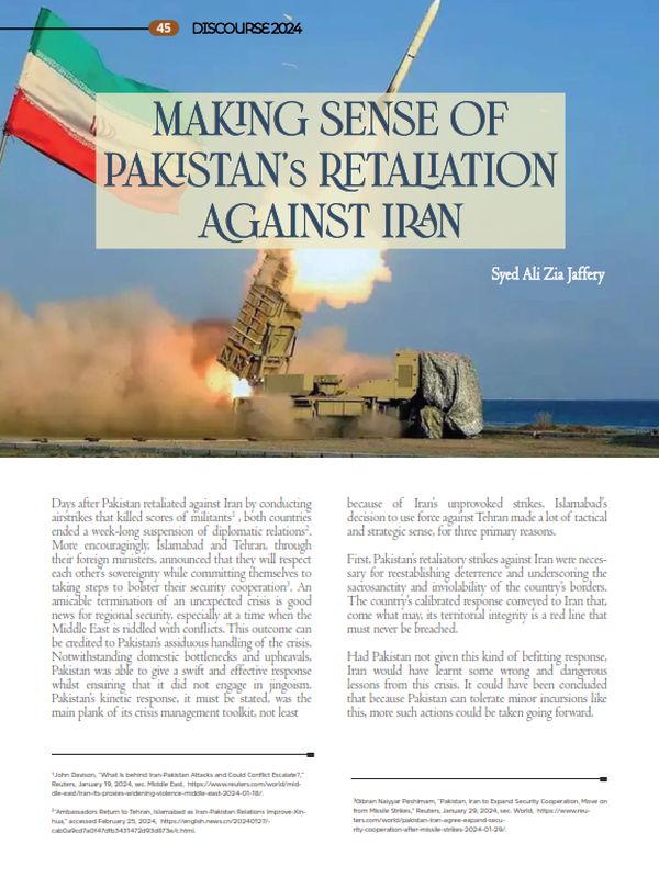 Making Sense of Pakistan’s Retaliation Against Iran Featured Image