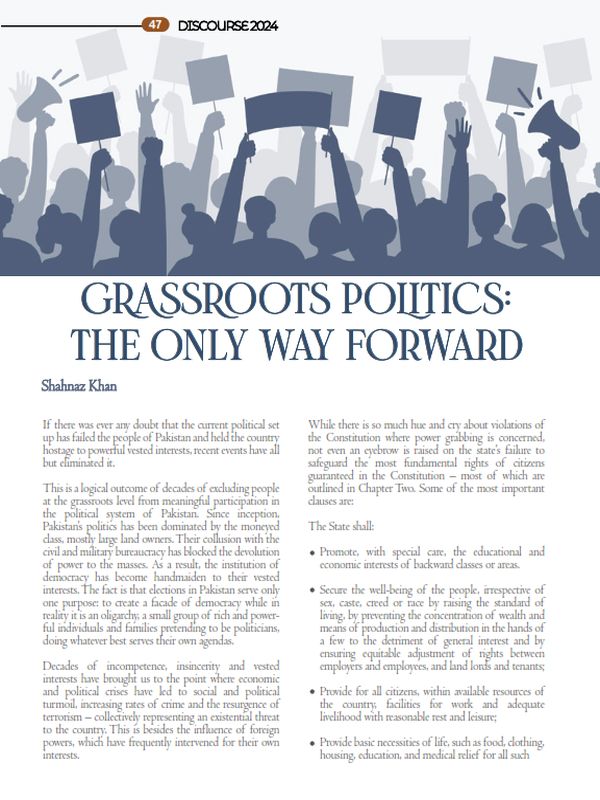 Grassroots Politics: The Only Way Forward Featured Image