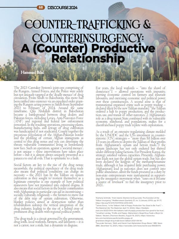 Countertrafficking/Counterinsurgency: A (Counter) Productive Relationship Featured Image