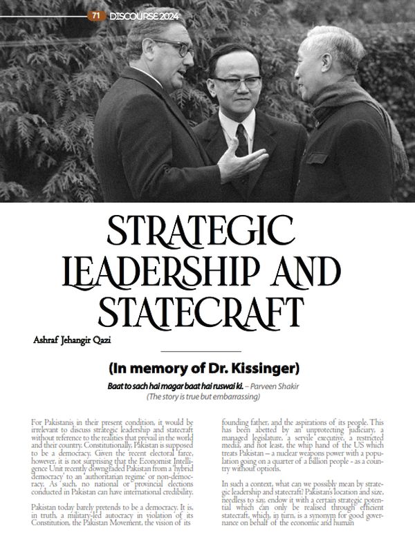 Strategic Leadership and Statecraft Featured Image
