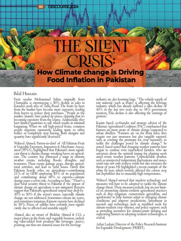 The Silent Crisis: How Climate change is Driving Food Inflation in Pakistan Featured Image