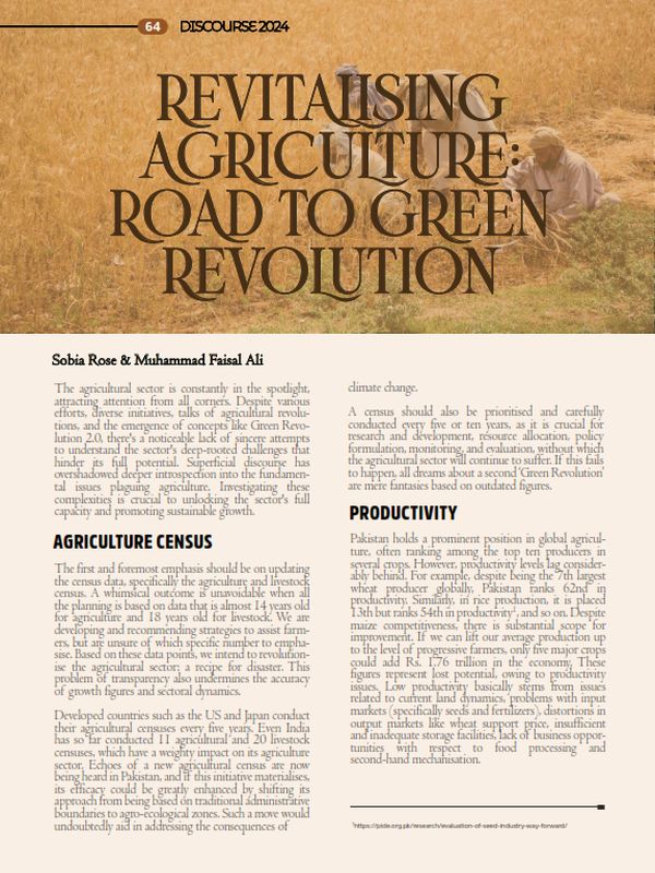 Revitalising Agriculture: Road To Green Revolution Featured Image