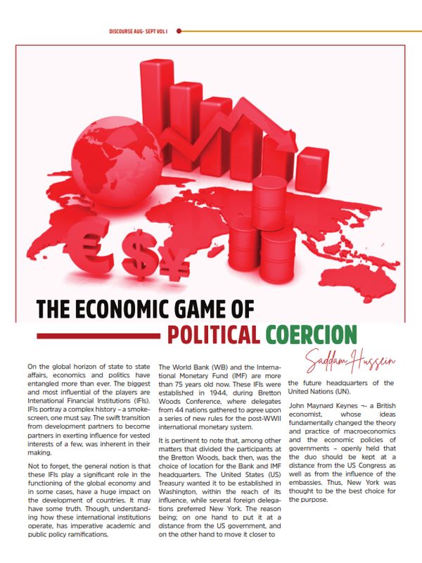 The Economic Game Of Political Coercion By Saddam Hussein (Article)