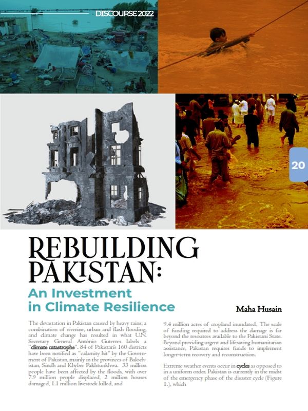 Rebuilding Pakistan: An Investment in Climate Resilience