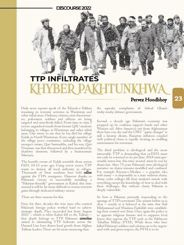 TTP infiltrates Khyber Pakhtunkhwa