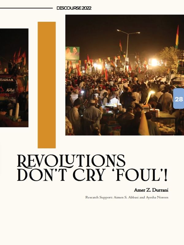 Revolutions Don’t Cry ‘Foul’!