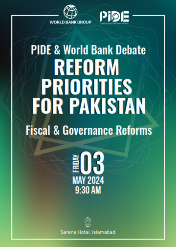 Reform Priorities For Pakistan: Fiscal & Governance Reforms flyer 1