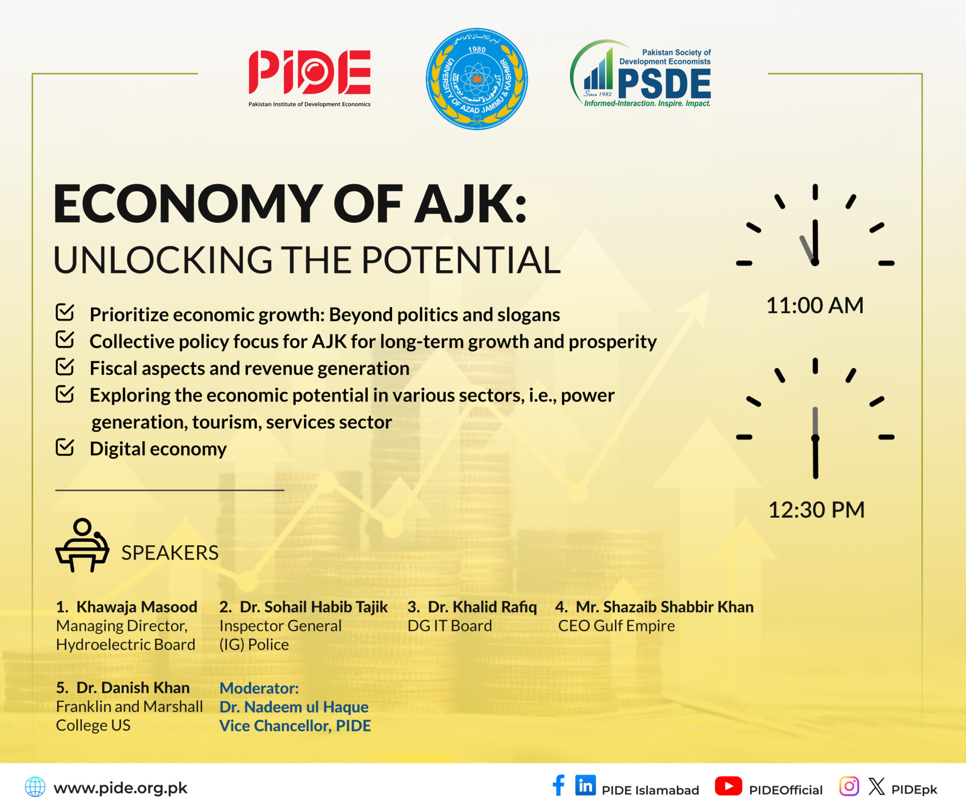 Economy of AJK, Unlocking the Potential 11 to 12.30