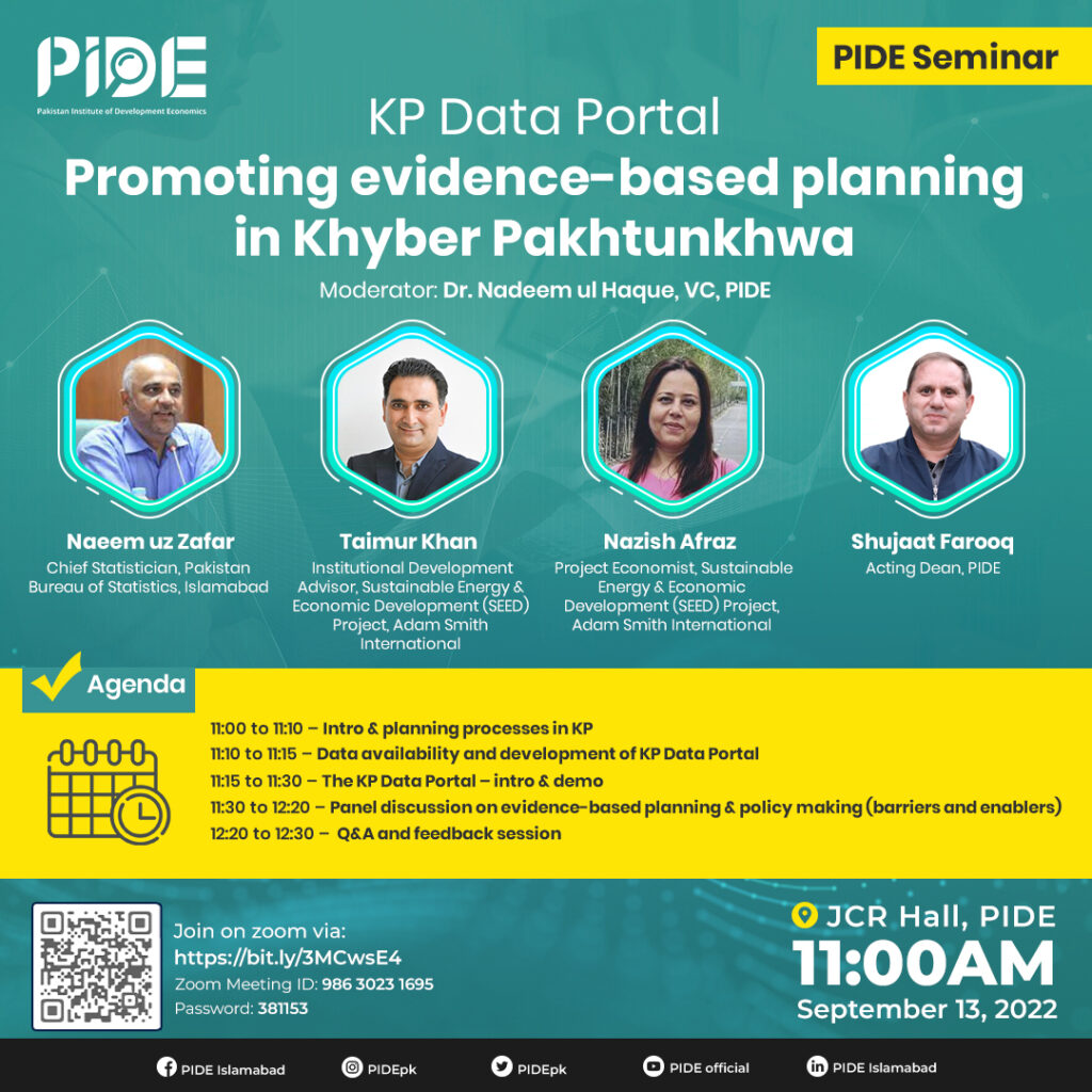 KP Data Portal & Evidence-Based Planning