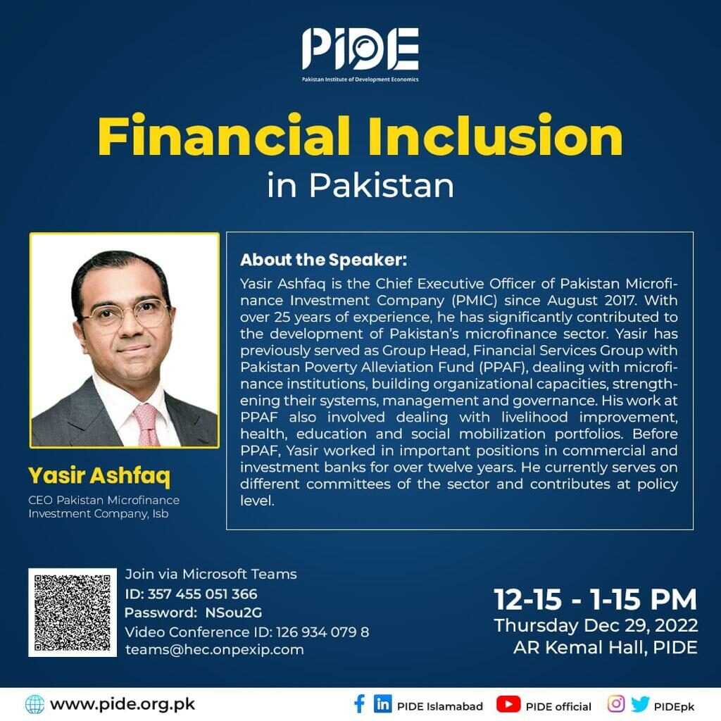 Financial Inclusion in Pakistan