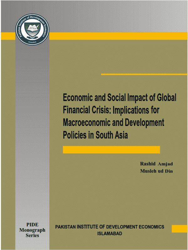 Economic And Social Impact Of Global Financial Crisis: Implications For Macroeconomic And Development Policies In South Asia