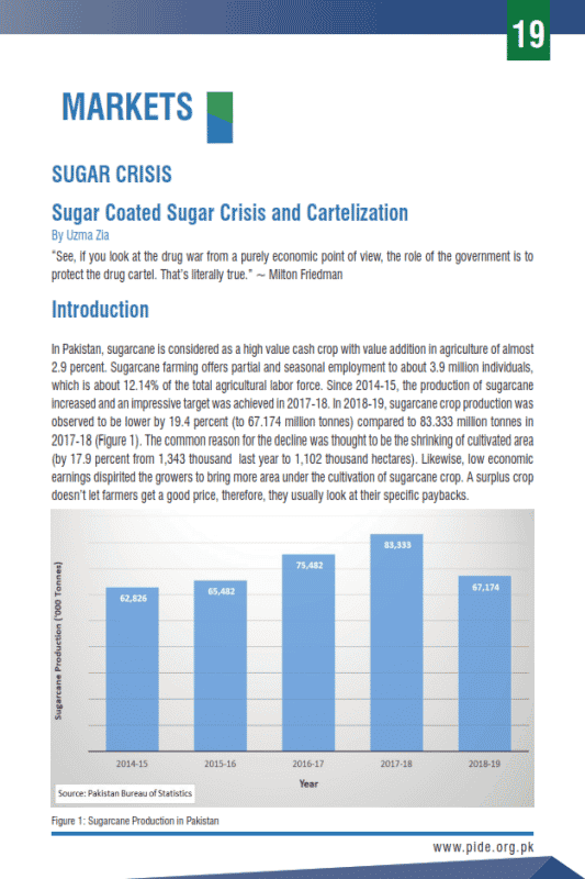 Sugar Coated Sugar Crisis and Cartelization