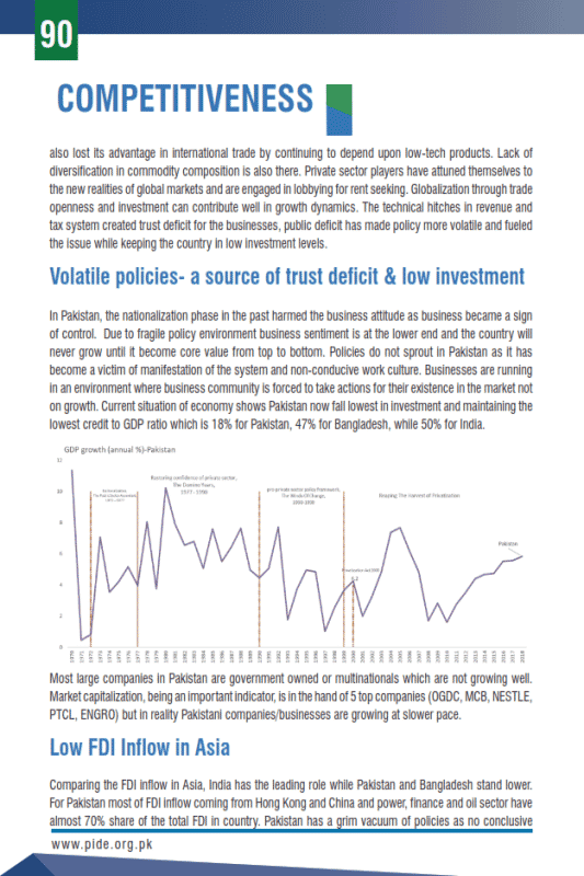 Volatile policies- a source of trust deficit & low investment