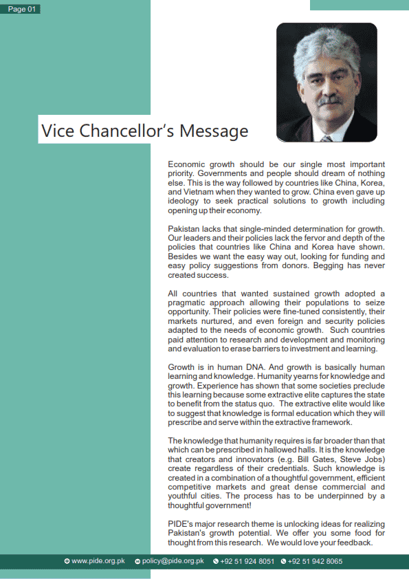 Vice Chancellor’s Message
