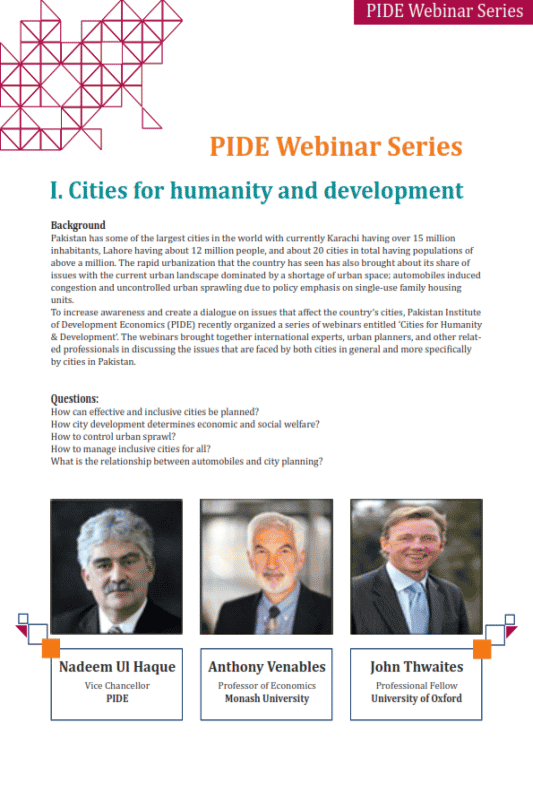 Cities for humanity and development - i