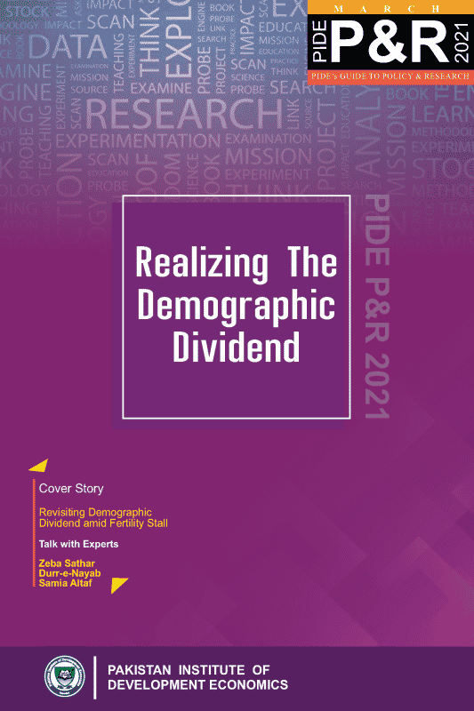 Realizing The Demographic DividendP&R Volume 2, Issue 3