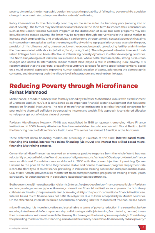 Reducing Poverty through Microfinance