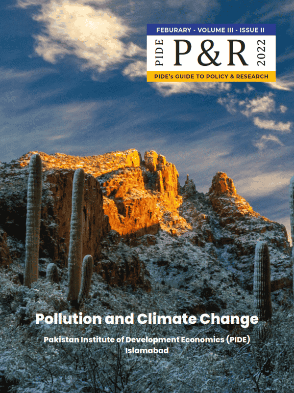 Pollution and Climate Change - Policy & Research (P&R) Vol 3, Issue 2