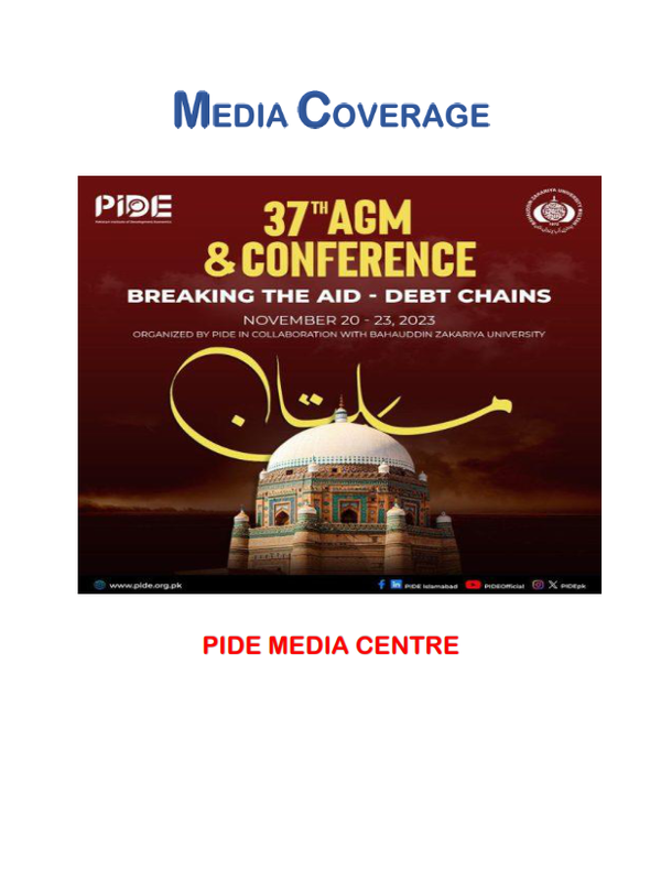 Media Coverage of 37th AGM & Conference