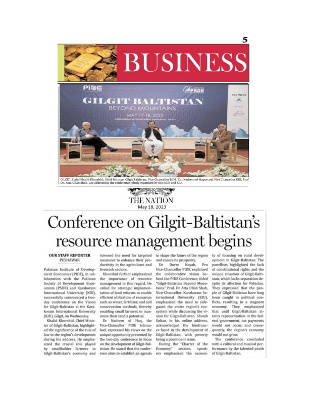 Media Coverage of GB Conference