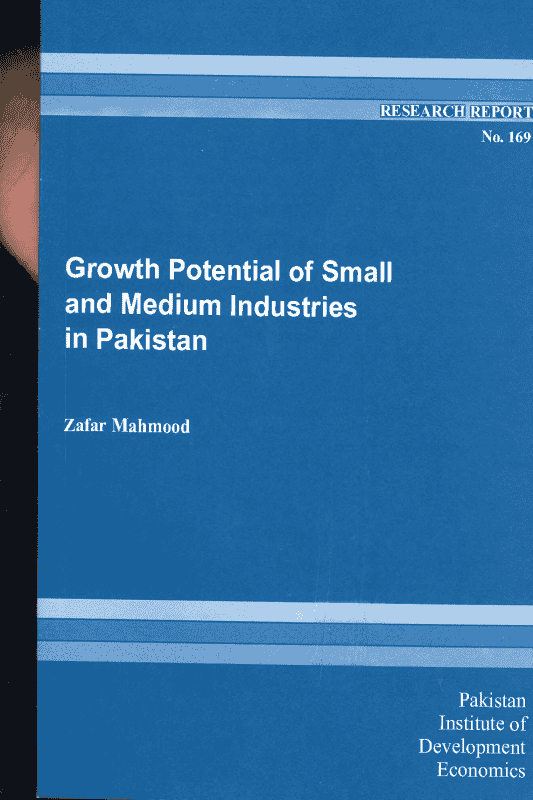 Growth Potential of Small and Medium Industries in Pakistan