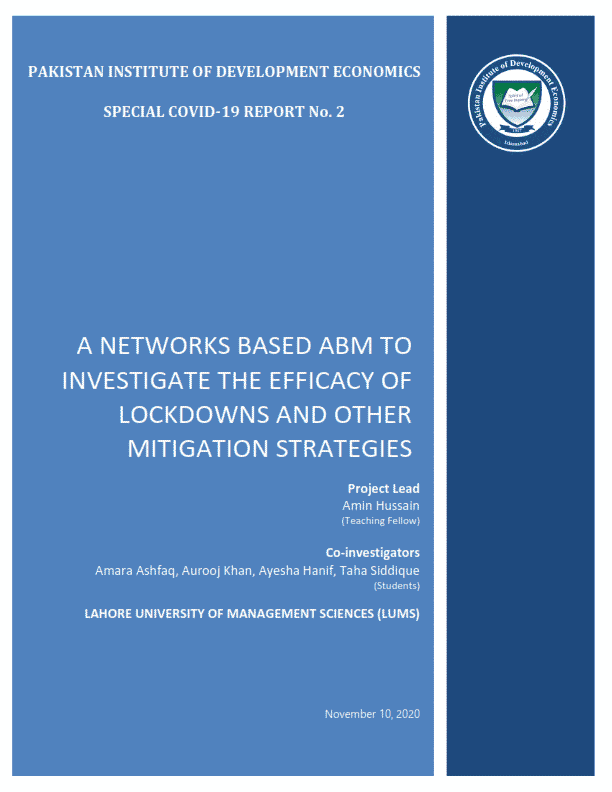 A Networks Based ABM to Investigate the Efficacy of Lockdowns and other Mitigation Strategies 