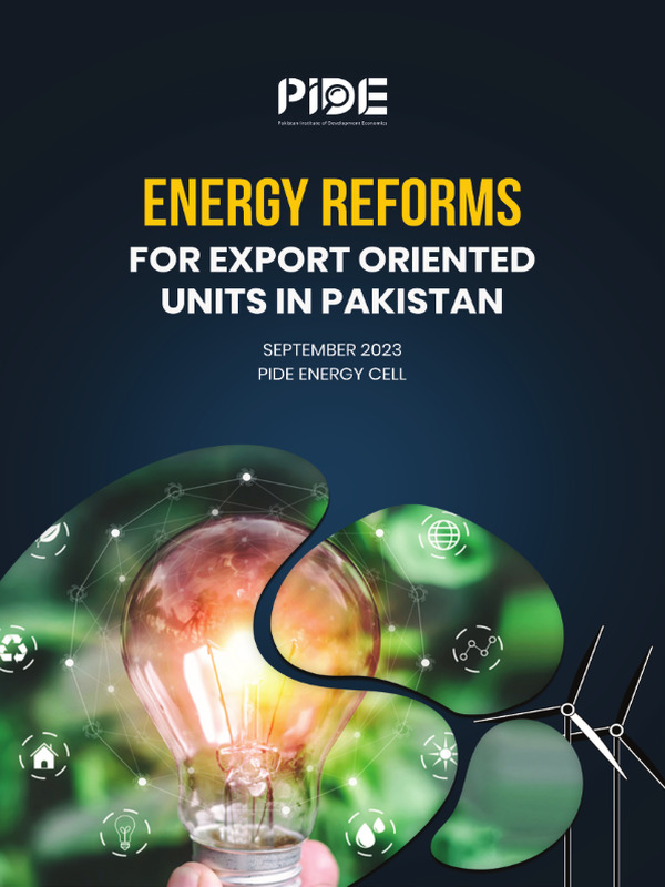 Energy Reforms For Export Oriented Units In Pakistan