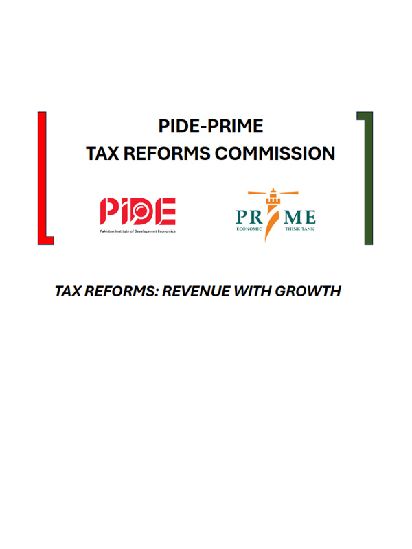 PIDE-PRIME Tax Reforms Commission: Revenue With Growth Featured Image