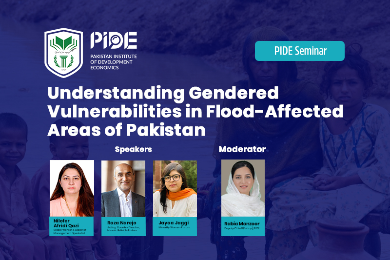 seminar Understanding Gendered Vulnerabilities in Flood-Affected Areas of Pakistan