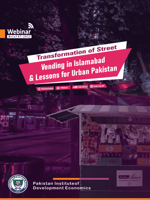 Transformation of Street Vending in Islamabad & Lessons for Urban Pakistan