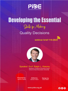 Developing the Essential Skills for Making Quality Decisions