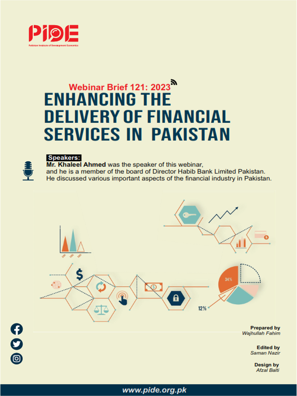 Enhancing the Delivery of Financial Services in Pakistan