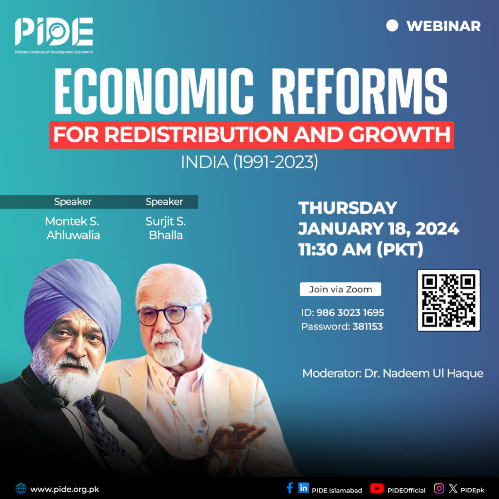 Economic Reforms for Redistribution and Growth – India (1991-2023) Flyer