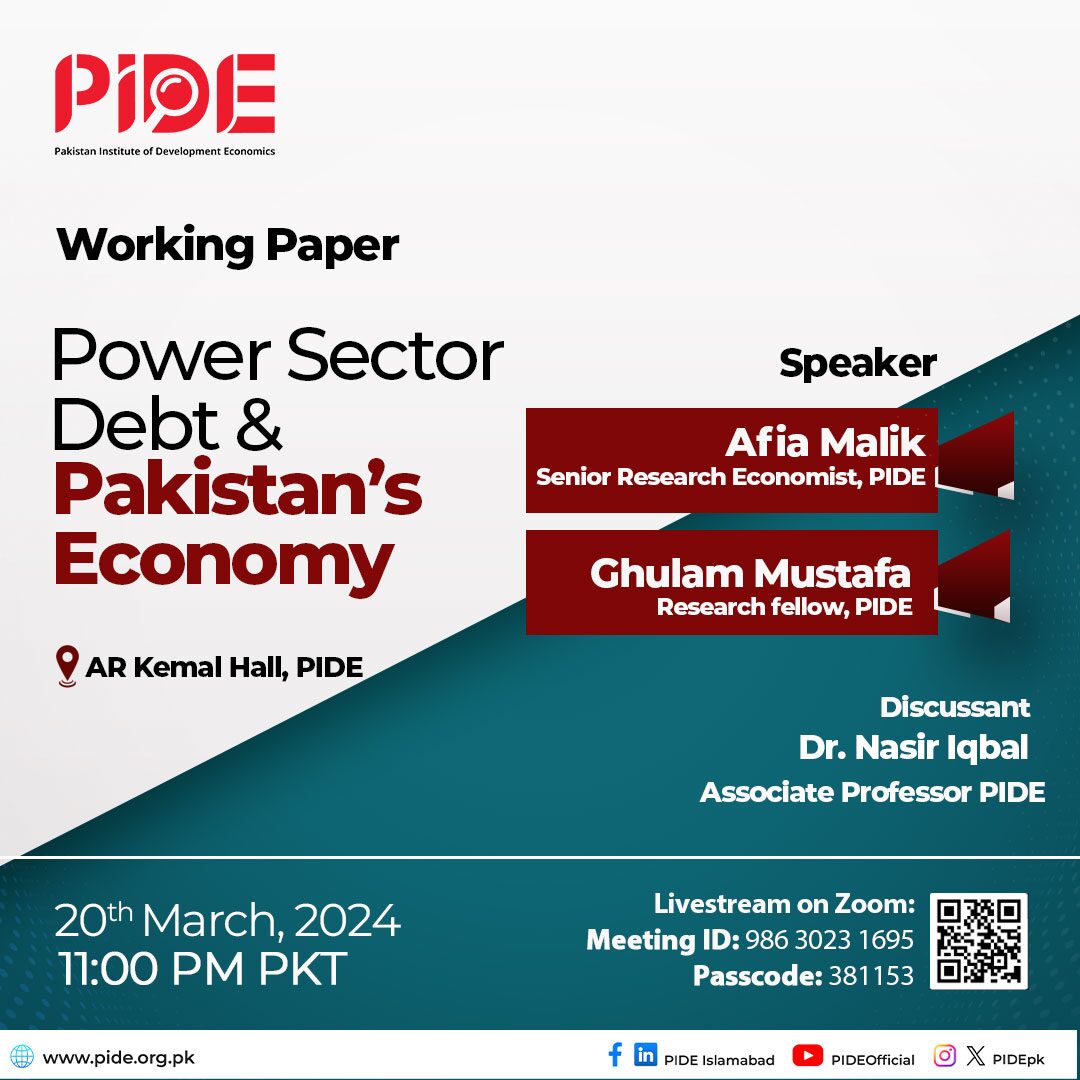 Power Sector Debt & Pakistan's Economy Flyer