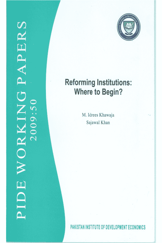 Reforming Institutions: Where to Begin?